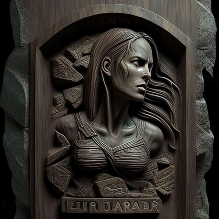 3D модель Гру Tomb Raider 1996 (STL)